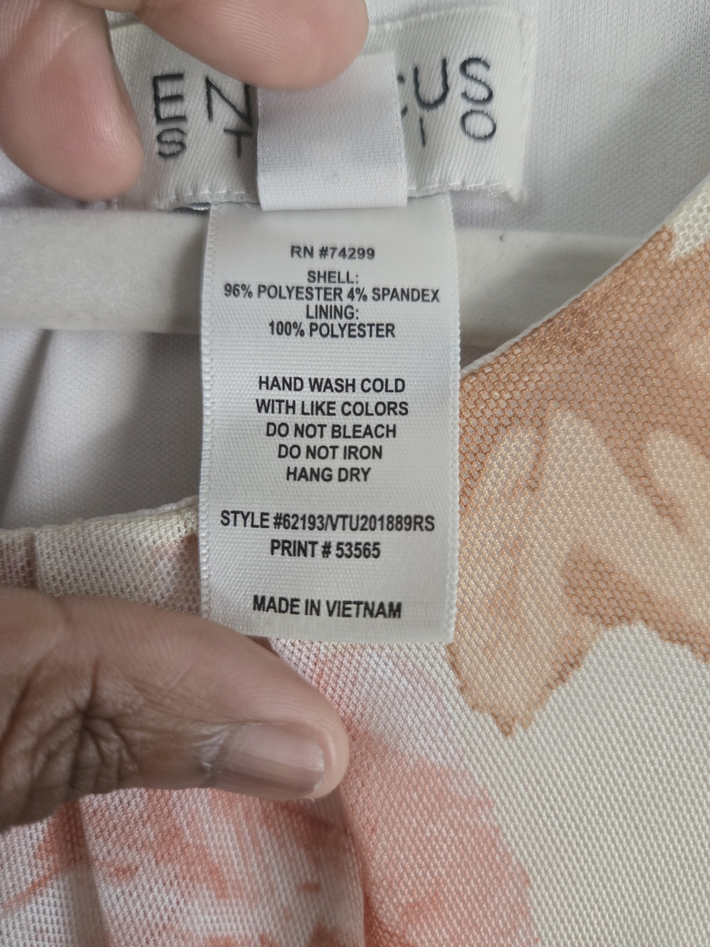 Enfocus Studio Sunset Peach Garden Party Romantic Sleeveless Maxi Dress Size 14 - Picture 4 of 10